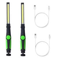 Arbejdslampe 2PC 15W 700 lumen 3000mAh COB-lamper - ver