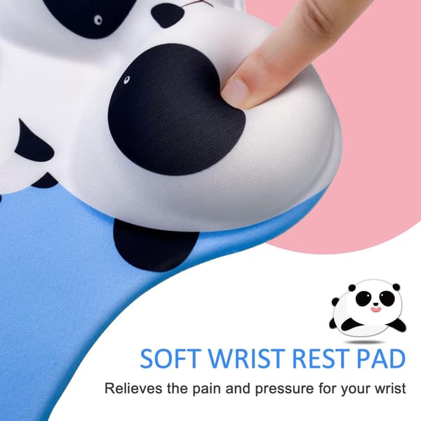 RIST Gel Handledsstöd Musmatta Söt Panda Pad
