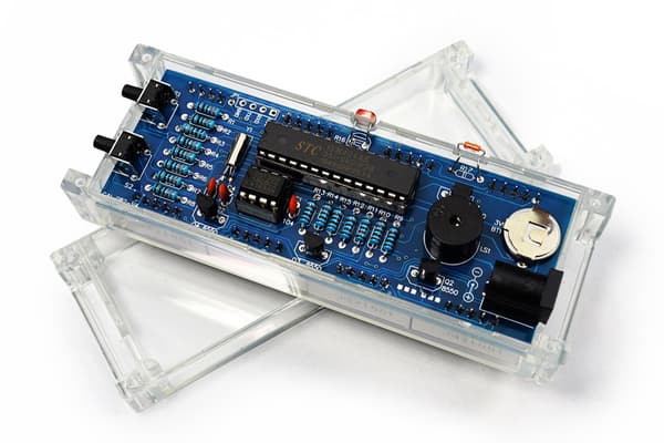 (Punainen) DIY-Kellosetti Värillisillä Numeroilla, DIY LED-Kello, Elektroninen Herätyskello