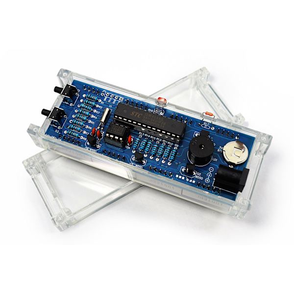 (Rød) DIY Ur Kit Farvede Tal, DIY LED Ur, Elektronisk Alarm