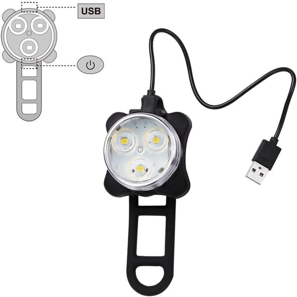 2-pakkia MTB-takavalot USB-ladattavat pyörävalot Pyörä