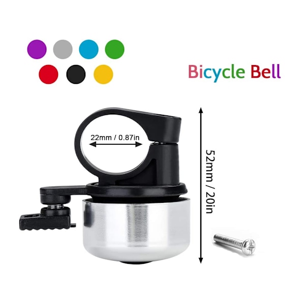 Cykelklocka i Aluminium (Silver)