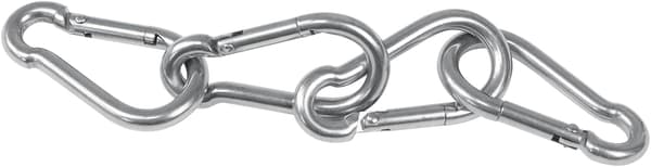 Stærke 304 Rustfrit Stål Karabiner til Udendørs, Camping