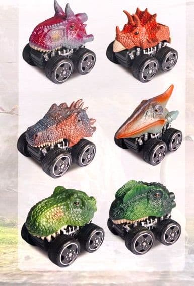 Rabatt Dinosaur Lekebiler for 3 År Gamle Gutter, Barn Lekebiler Trekk Tilbake D