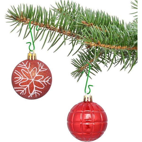 200 stycken julgranskulor, julgransprydnadshållare S Sh DXGHC