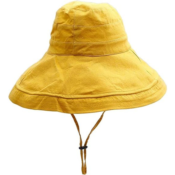 Sommarhatt för kvinnor, bredbrättad solhatt, hopfällbar, strandhatt