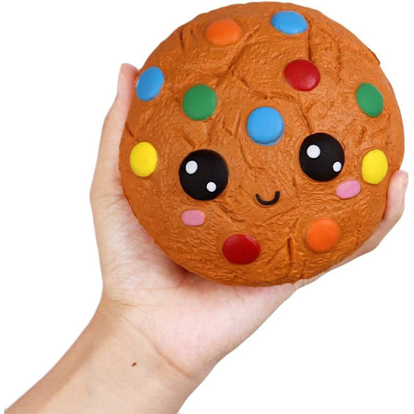 Squishies Chokladkakor Kawaii Cookie Långsamt Stigande Squishies