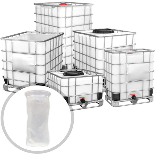 2 Pak Lid Filter, Nylon Regnvandsfilter, IBC Tank Udskiftning DXGHC