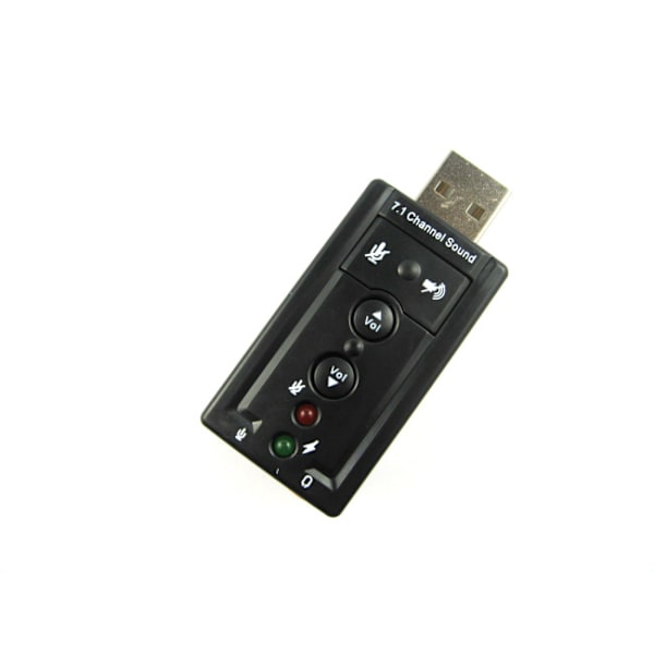 Laptop Desktop USB Ekstern 7.1 Standalone Lydkort Computer