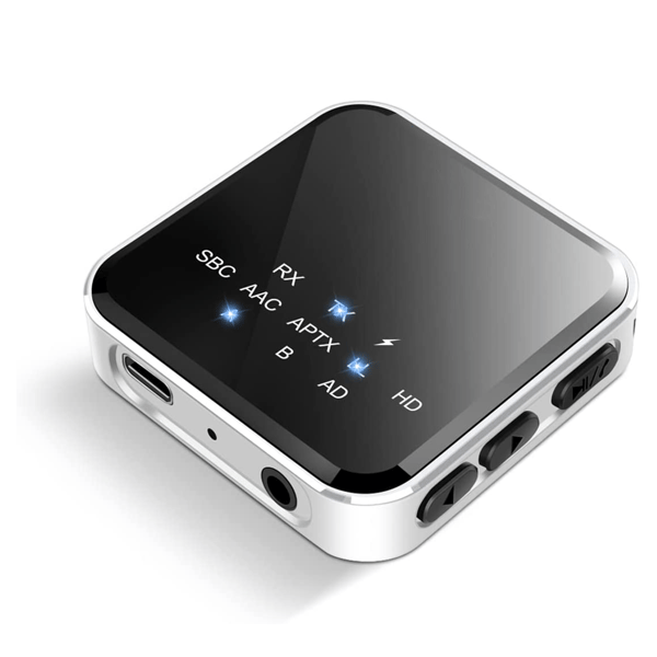 Bluetooth 5.2 Sender og Modtager til TV til Trådløse Hovedtelefoner/