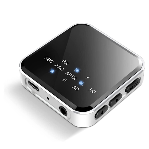 Bluetooth 5.2 Sender og Mottaker for TV til Trådløse Hodetelefoner/