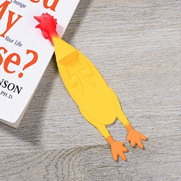 2kpl Chicken Bookmarks Hauskoja lapsille kirjojen ystäville, söpö sivumerkki