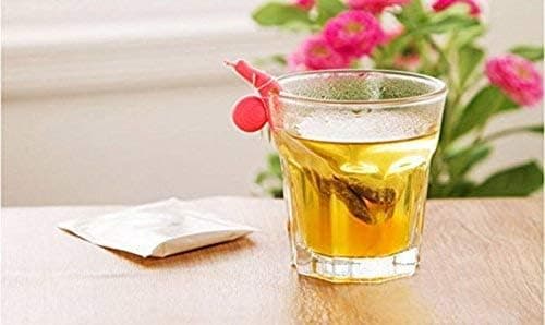 Sett med 6 snegleformede silikonteposeholdere, godteri, teinfuser