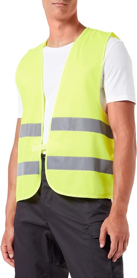Unisex Reflekterande Säkerhetsväst med Hög Synlighet, Gul, DXGHC