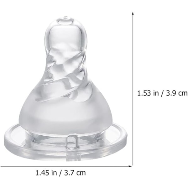 2 kpl Vauvan Pullotuttia Silikoninen Pullotutti Silikoninen Syöttö