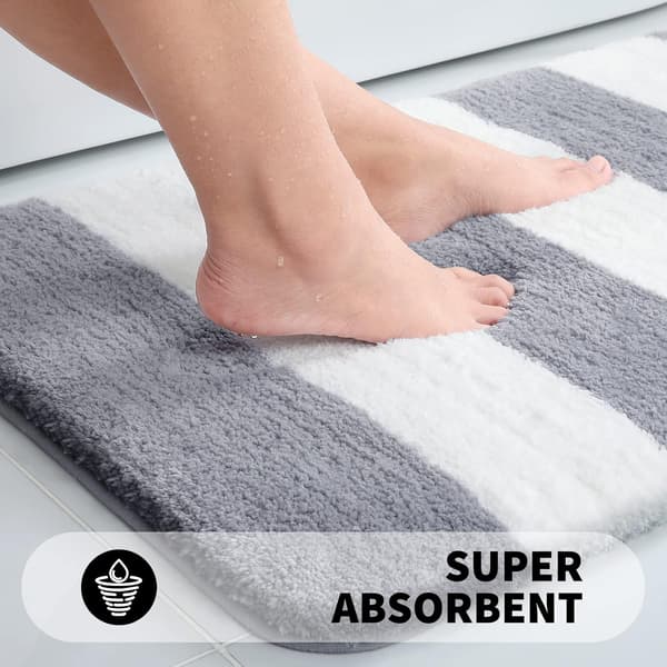 Mikrofiber Badmatter, Myk og Absorberende Badematte