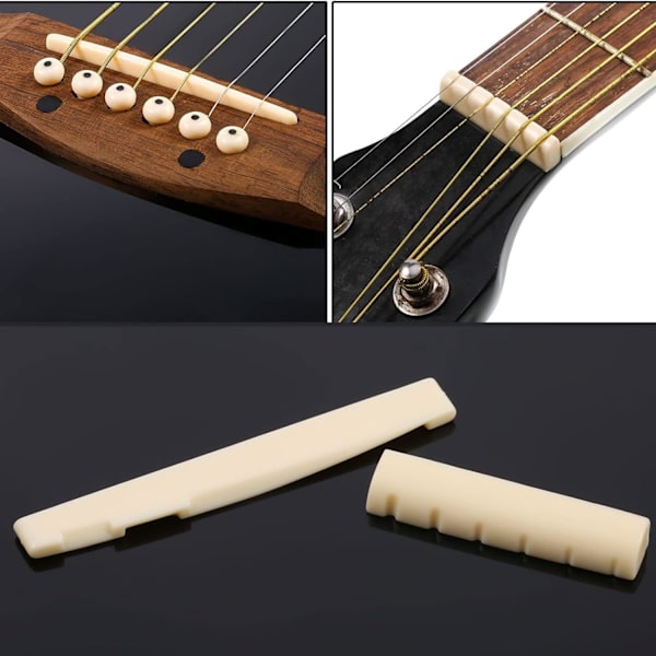 15 stk akustiske gitarbropinner, gitarbropinne-trekker