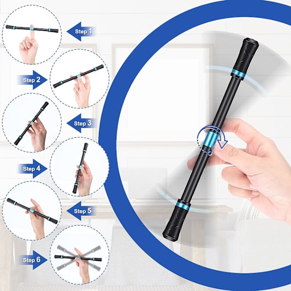 4 Stylpennor Snurrande Pennor Student Dynamisk Snurrande Fingerpen S