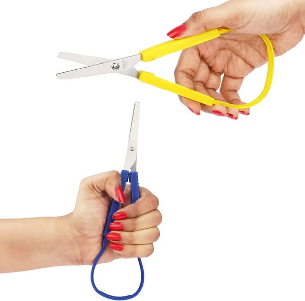 Set med 6 barnsaxar 20 cm - Höger- och vänsterhänta saxar