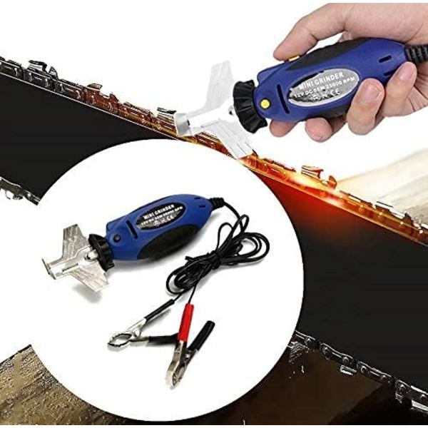 Sähköketjusahan teroituskone, 12V Mini-ketjun hiomakone Ulkokäyttöön