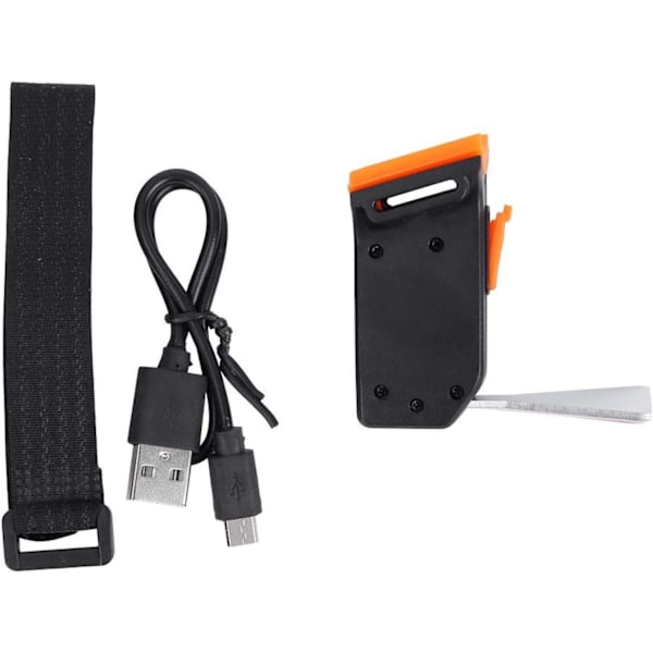 Vedenkestävä USB-latautuva LED-pyörän takavalo 5 säädettävällä valolla