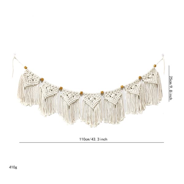 Makrame-seinävaate Boho Chic Bohemian Koti Geometrinen Taide