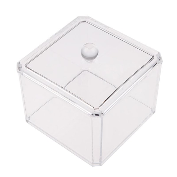 Creative and multifunctional transparent cotton swab storage box,