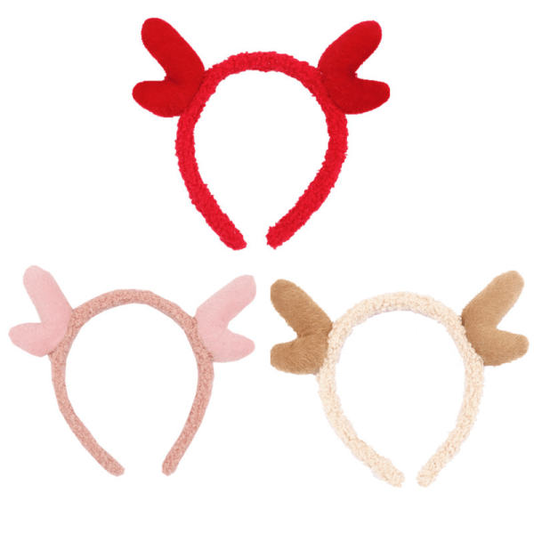 3 small Christmas gifts cute deer hair hoop hair ornament lamb