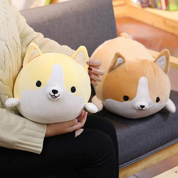 Plush Corgi-kudde, söt Corgi-rumpa, gosedjur, present till B