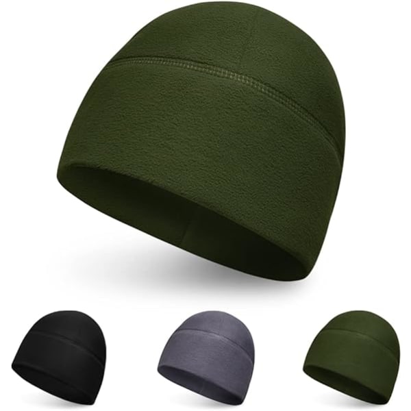 Tactical Fleece Beanie – Varm vinterhat – Unisex – Lavprofil M