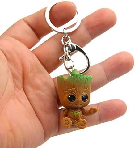 Baby Groot Nyckelring - Actionfigur från den Klassiska Filmen - Perfekt