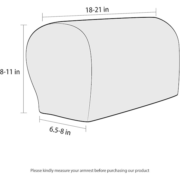 2 Stretch soffa armstöd Full wrap soffa skydd (röd)