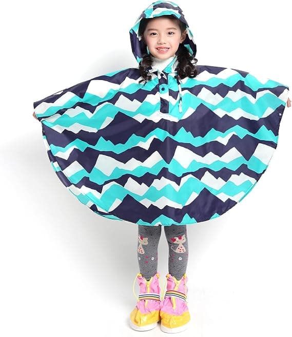 Barnregnrock Poncho Lätt Regnrock Barnregnrock Pon
