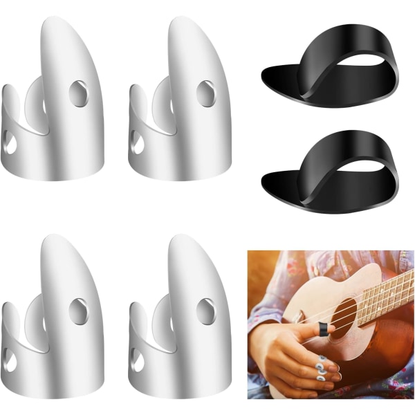 Set med 12 plektrum för gitarr, banjo DXGHC