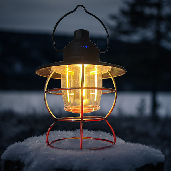 1 Stycke Brons Utomhus Camping Tältlampor Camp Multifunktionell H
