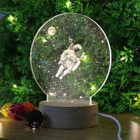 3D Optisk Illusionslampe Kreativ LED Nattelys Bordlampe