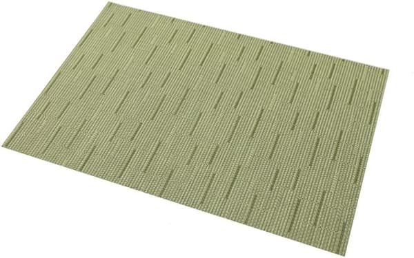 Sett med 8 spisebordsplassmatter, vaskbar vinyl kjøkkenbord DXGHC