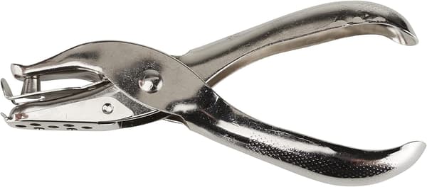 Hullstans metallkutter 13 cm, sirkler med Ø 3 mm