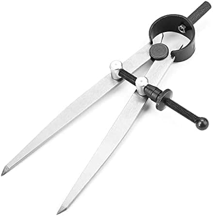 Lærroterende Scratch Craft Tool, 150mm Justerbar Lærkompass