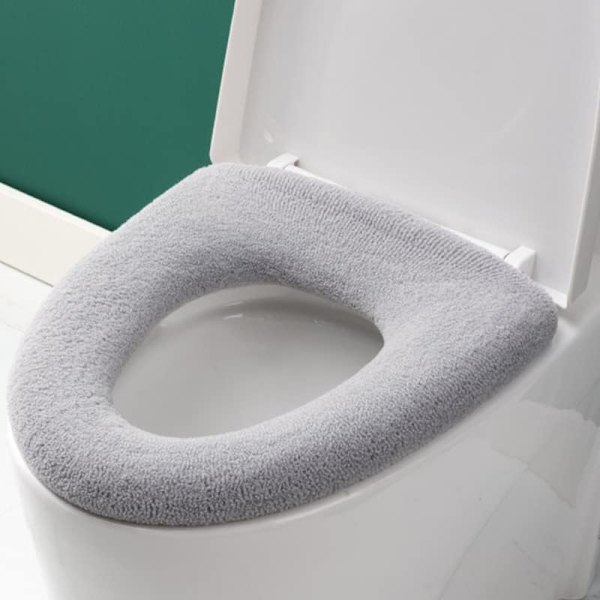 Toalettlock Set med 3 Tjocka och Mjuka, Elastiska, Tvättsbara