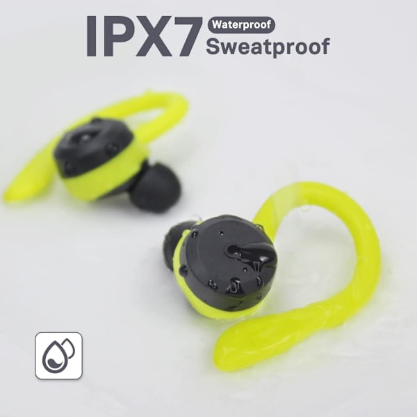 Bluetooth-kuulokkeet True Wireless -nappikuulokkeet latauskotelolla IPX7 vedenpitävä stereokuulokkeet sisäänrakennettu mikrofoni korvan sisään