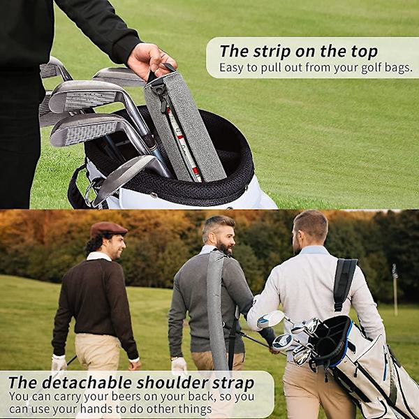 Golf Kjølebag 7-boks Isolerende Øl Kjølehylse Komfort Justerbar