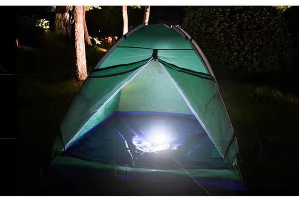 (Musta) Mini Taskulamppu Ulkoilma Hätätilanteen Kannettava Valo USB R