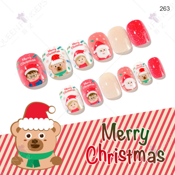 Christmas children's nail Polish 4 boxes wearable nail Polish fin