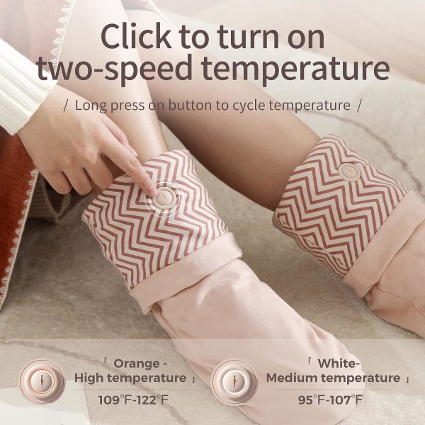 Heated Socks for Men/Women - Upgraded Rechargeable Electric Socks