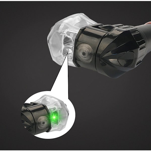 USB-opladelig LED-indikator til cykelstyr, 1 par