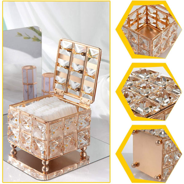 Makeup Organizer, Krystal Organizer, Makeup Opbevaringsorganizer til