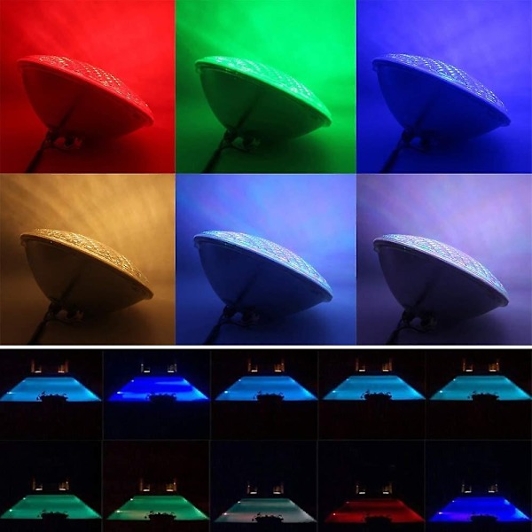 PAR36 LED-landskapslampe 9W RGB LED-flomlys G53-sokkel Traktorlys PAR36 Fargeskiftende pære med fjernkontroll for L