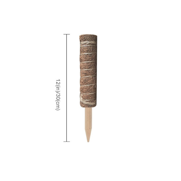 2 stk. 30 cm Udvidbare Plante Klatrevin Kokospalmestokke