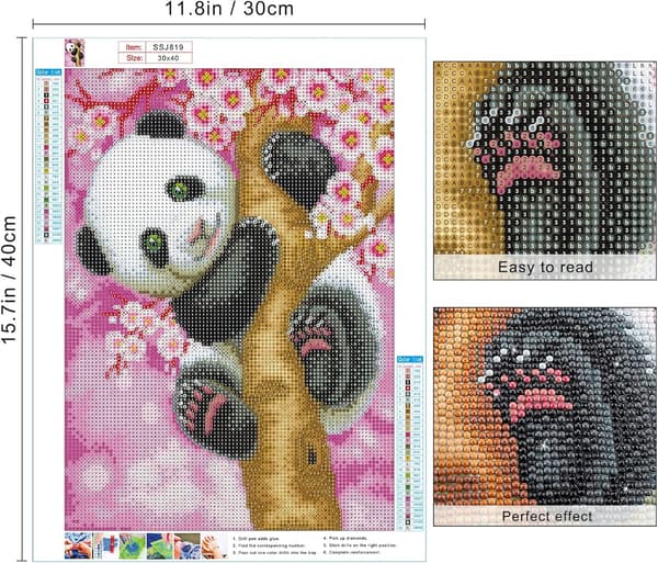 5D Diamantmaleri Sæt, Diamantbroderi, Maleri efter Nummer